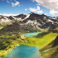 Mountain landscape near Turin, Italy