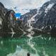 Mountains of Pragser Wildsee, Italy