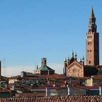 Panorama of Cremona in Italy