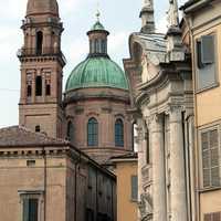 The Baroque church of San Giorgio in Reggio Emilia, Italy