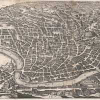 Depiction of Rome in 1642