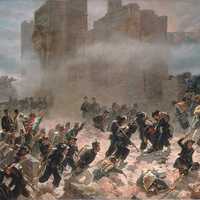 Italian soldiers enter Rome