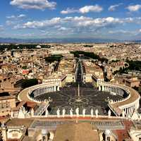 View of Rome from the Vatican