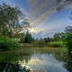 Pond and Landscape in Sicily