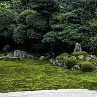 Tsuru-kame Garden at Sesshuji, Kyoto, Japan