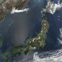 Satellite Image of Japan