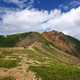 Mt. Asahi-dake landscape under clouds