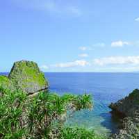 Okinawa landscape in Japan 