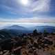 Rocks and scenic view at the top of Mt. Hakusa