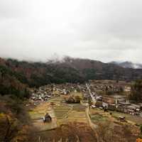 Shirakawago Village and landscape in Japan