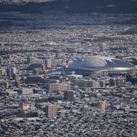 Sapporo Cityscape with Dome