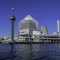 Harumi passenger ship terminal in Tokyo, Japan