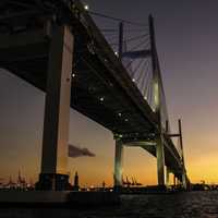 Yokohama Bridge in Japan