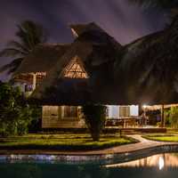 Holiday House and pool in Kenya, Africa