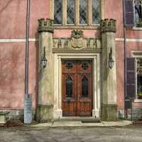 Building doorway in Luxembourg