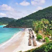 Beach Island at Resort in Malaysia
