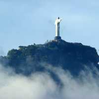 Statue of Christ on a hill in Malaysia