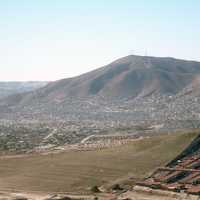 Colorado Hill, the highest elevation of Tijuana in Baja California, Mexico