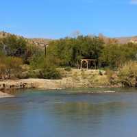 Looking at America in Boquillas Del Carmen, Coahuila, Mexico