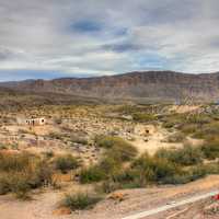 Desert and Canyon around Boquillas at Boquilla Del Carmen, Coahuila, Mexico
