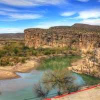 Overlooking the Rio Grande at Boquilla Del Carmen, Coahuila, Mexico