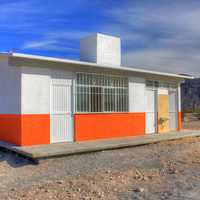 Schoolhouse at Boquilla Del Carmen, Coahuila, Mexico