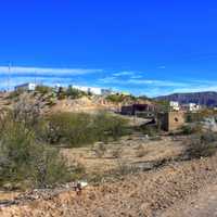 Walking up to town at Boquilla Del Carmen, Coahuila, Mexico