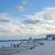 Beach landscape in Cancun, Mexico