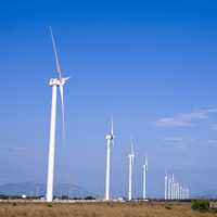 Windmills in the landscape