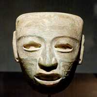 Marble Mask of Teotihuacan, Mexico