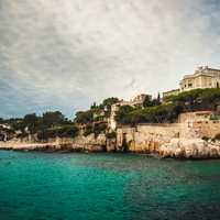 French Riveria in Monaco landscape