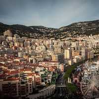 Urban city view of Monaco