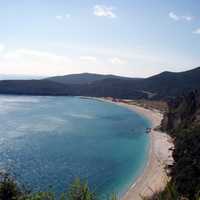 Jaz Beach landscape in Montenegro