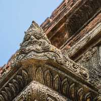 Corner of an ancient Pagoda