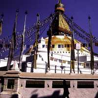 Boudhanath building in Kathmandu, Nepal