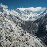 Beautiful Himalayan Landscape in Nepal