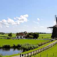 Friesland landscape in the Netherlands