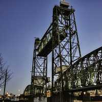 De Hef Bridge in Rotterdam, Netherlands