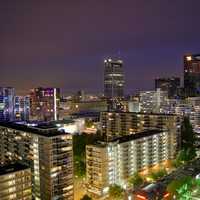 Buildings, Towers, and Cityscape in Rotterdam, Netherlands