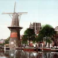Coolsingel in Rotterdam, Netherlands in 1900