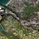 Satellite Image of Rotterdam and Port in the Netherlands