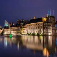 Parliament across the water at the Hague, Netherlands