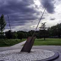 Sculpture De spade in The Hague, Netherlands