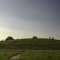 Artificial hill in Griftpark, Utrecht, Netherlands