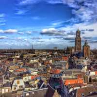 Cathedral Square in Utrecht, Netherlands