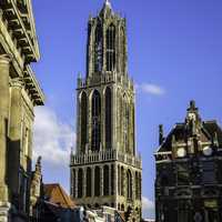 Dom Tower from Stadhuisbrug, Utrecht, Netherlands