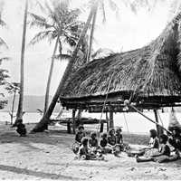 Natives at Mairy Pass in New Guinea in 1885