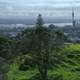 Landscape view from atop Mount Eden in Auckland, New Zealand