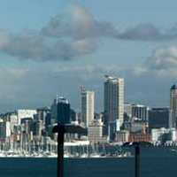 Panorma of the skyline of Auckland, New Zealand