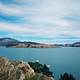 Landscape and water around Christchurch, New Zealand